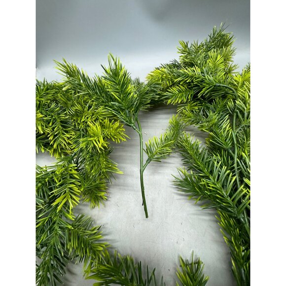 Christmas Green Garland Greenery Twist Artificial Plant Outdoor Indoor READ - Picture 7 of 8